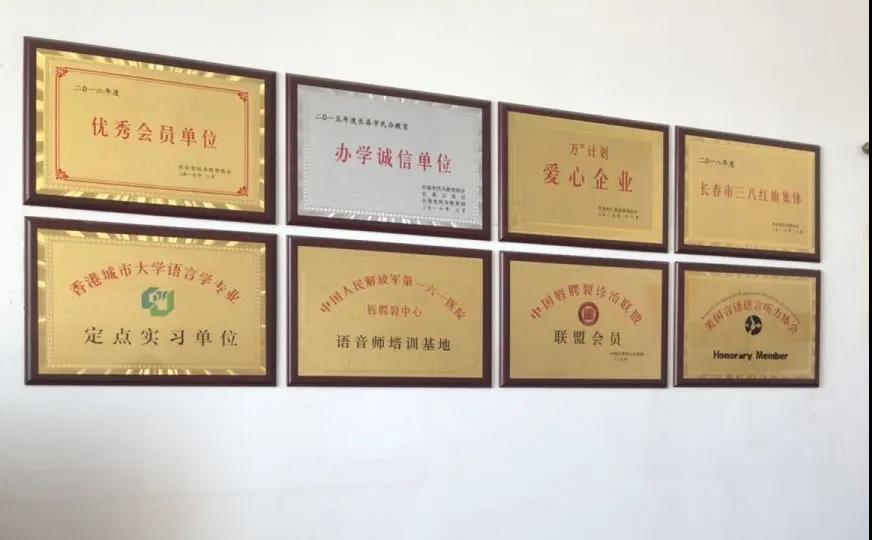 阳光语言荣誉资质